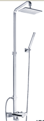 EXPOSED THERMO BATH SHOWER MIXER & SHOWER HEAD CHROME