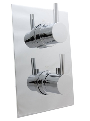 RECESSED THERMO SHOWER MIXER 1 CONTROL CHROME