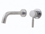 WALL MOUNT SINGLE LEVER BASIN SET CHROME