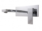 WALL MOUNTED SINGLE LEVER BASIN MIXER CHROME