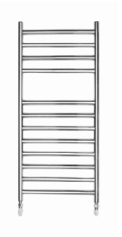 700 X 400 ROUND TUBE STAINLESS STEEL LADDER RADIATOR STRAIGHT