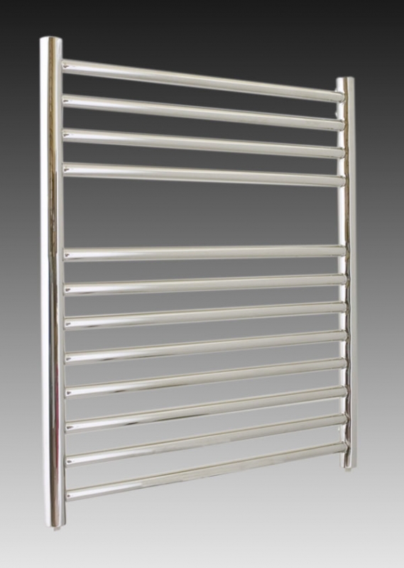 700 X 600 ROUND TUBE STAINLESS STEEL LADDER RADIATOR STRAIGHT