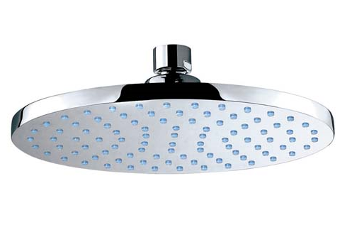 RUB CLEAN 200MM OVAL BRASS SHOWER HEAD CHROME