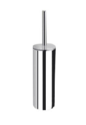 TOILET BRUSH & HOLDER WALL OR FREE STANDING POLISHED STAINLESS S