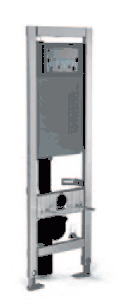 MEPA 1200 HIGH CORNER MOUNT WALL HUNG WC FRAME